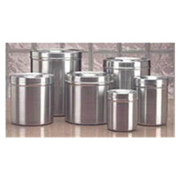 Jar Dressing Silver Stainless Steel Ea
